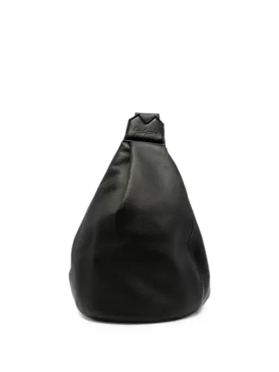 Discord Yohji Yamamoto Y leather shoulder bag - Black