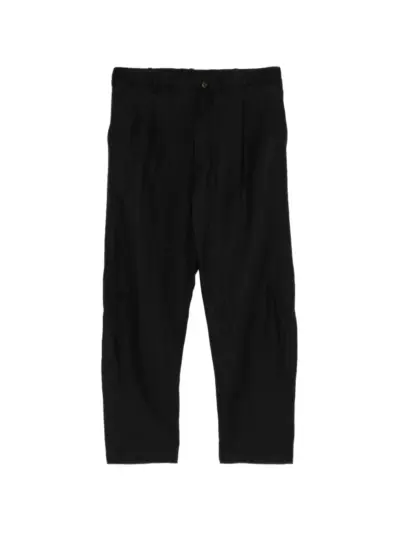 Forme D'expression pleated tapered trousers - Black