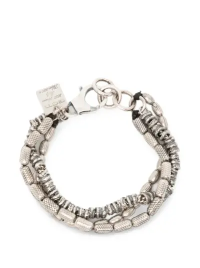 Goti beaded multi-strand bracelet - Silver