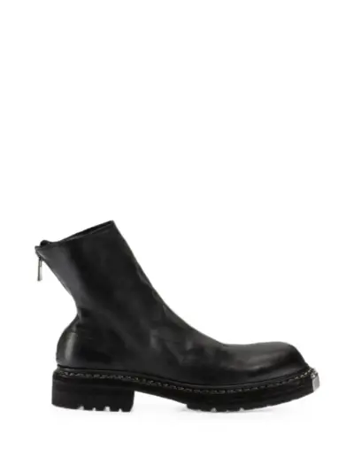 Guidi Big Daddy back-zip boots - Black