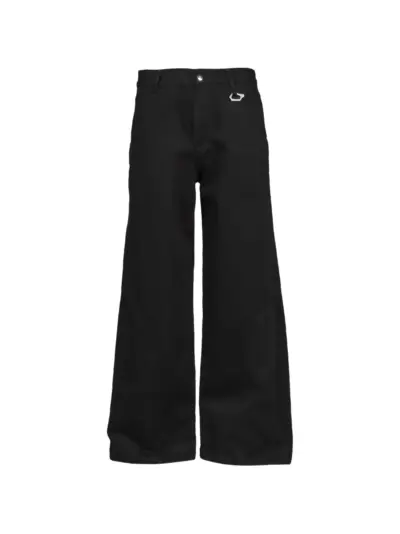 HELIOT EMIL Basalt carabiner-detail jeans - Black