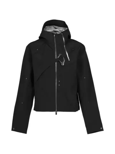 HELIOT EMIL Moire technical jacket - Black