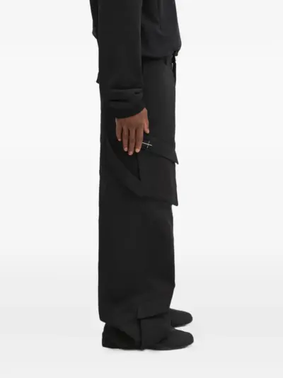 HELIOT EMIL flap-pocket trousers - Black