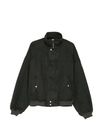Juun.J long-sleeve denim jacket - Black