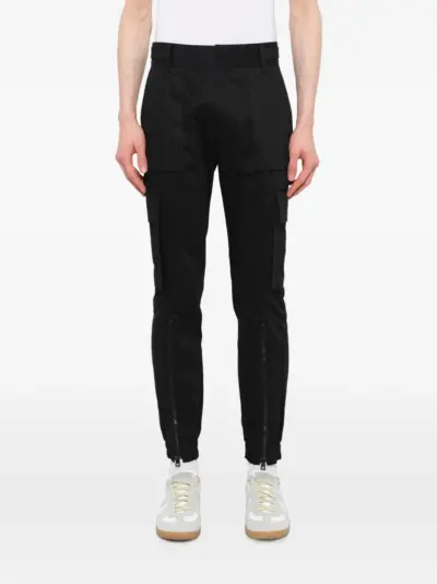 Juun.J zip-detail cargo pants - Black