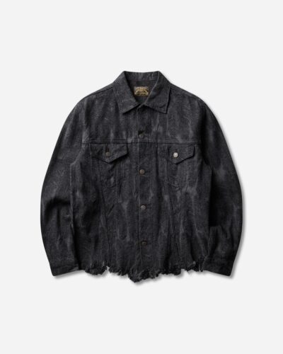 KAPITAL Men s 12oz Magpie Denim 3rd Jacket Black