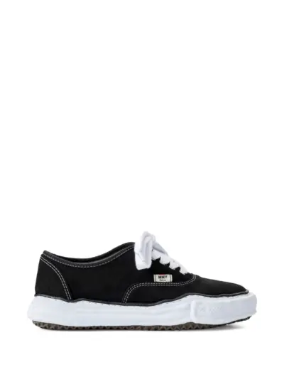 Maison MIHARA YASUHIRO "BAKER" OG sole suede low-top sneakers - Black