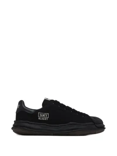 Maison MIHARA YASUHIRO "BLAKEY" OG sole canvas low-top sneakers - Black