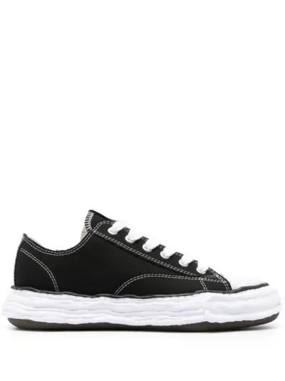 Maison MIHARA YASUHIRO "PETERSON23" OG sole canvas low-top sneakers - Black