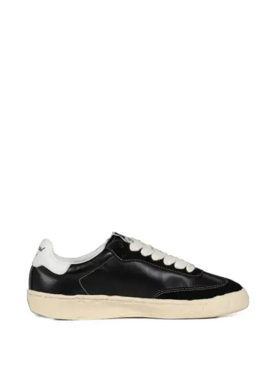 Maison MIHARA YASUHIRO Rhone leather sneakers - Black