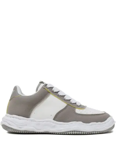 Maison MIHARA YASUHIRO Wayne panelled wave-sole sneakers - Neutrals