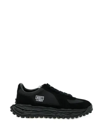 Maison MIHARA YASUHIRO panelled leather sneakers - Black