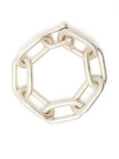 Parts of Four Charm Chain bracelet - Silver