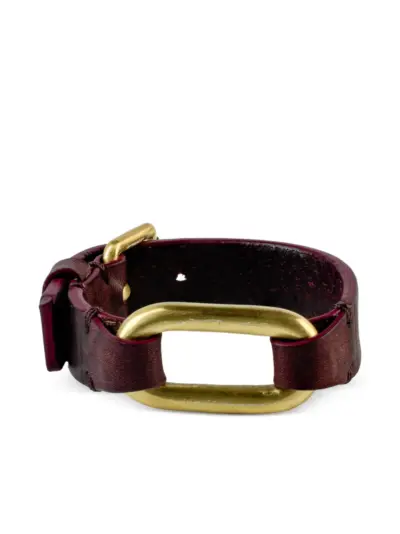 Parts of Four Link Gauntlet square-detail bracelet - Gold
