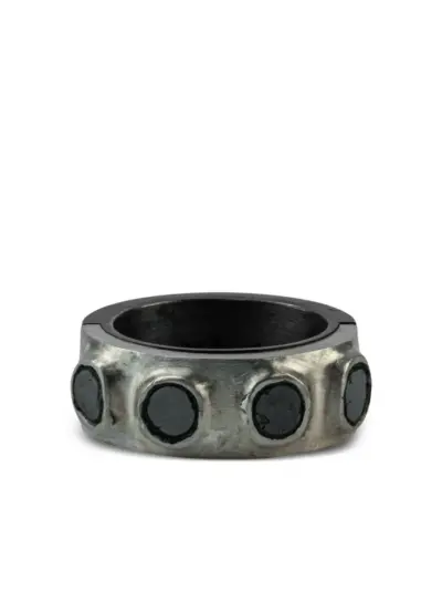 Parts of Four Sistema diamond ring - Black