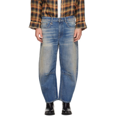 R13 Blue Articulated Knee X-BF Jeans
