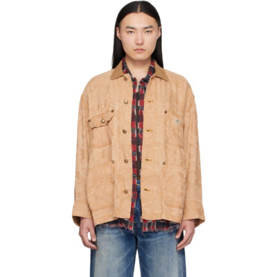 R13 Orange Evelyn Chore Jacket