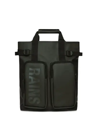 Rains Texel logo-detailed backpack - Green