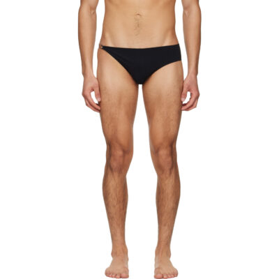 Rick Owens Black Temple Hydra Swim Briefs