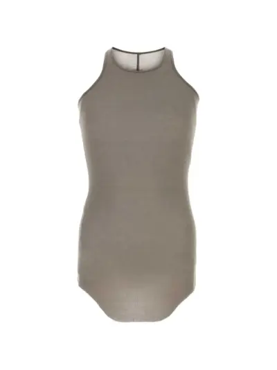 Rick Owens ribbed-knit tank top - Grey