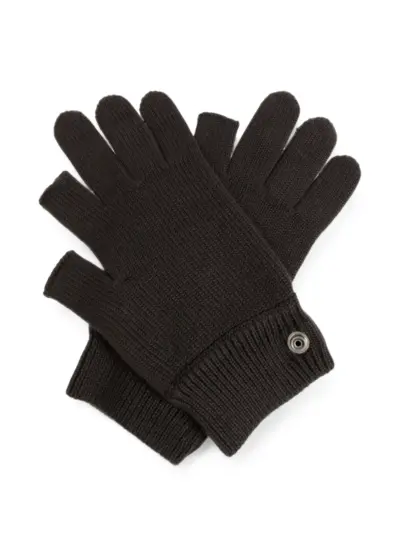 Rick Owens touchscreen gloves - Brown