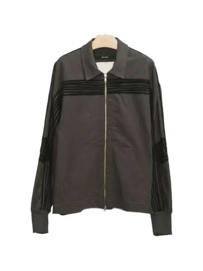 Song For The Mute appliqué track jacket - Black