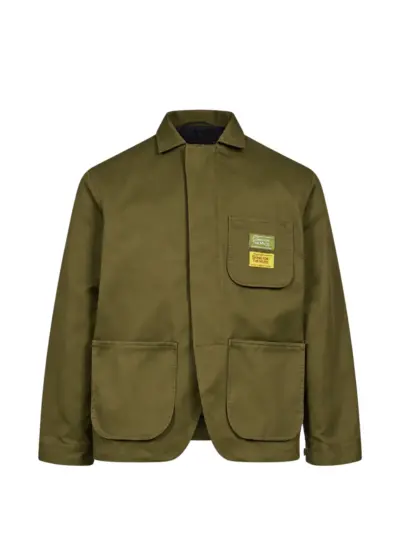 Song For The Mute long-sleeve logo-patch jacket - Green