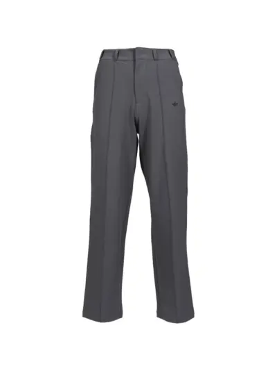 Song For The Mute x Adidas logo-embroidered 3-stripe trousers - Grey