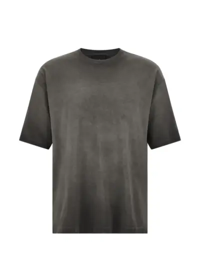 Thom Krom cold-dyed logo-embroidered T-shirt - Grey