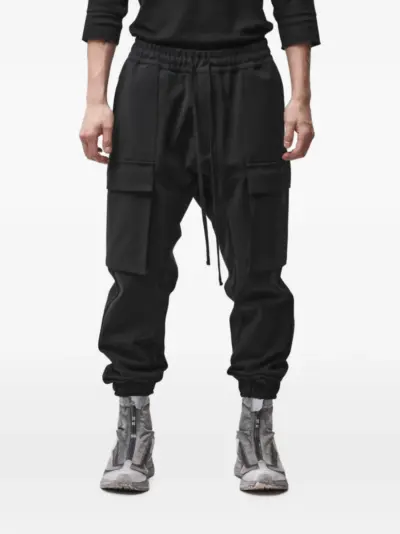 Thom Krom drawstring-waist cargo pants - Black