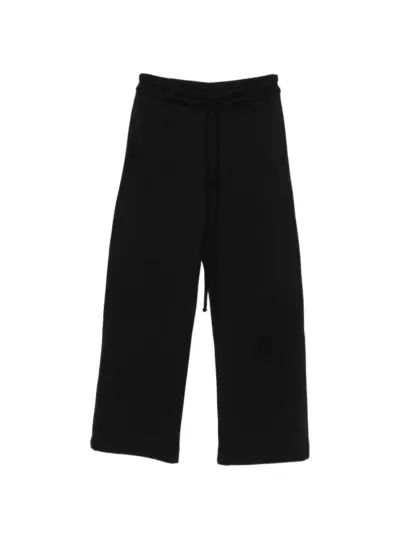 Thom Krom drawstring wide-leg trousers - Black