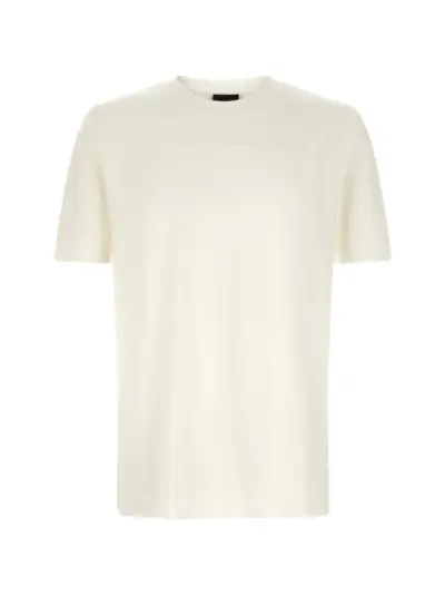 Thom Krom geometric-stitching T-shirt - Neutrals