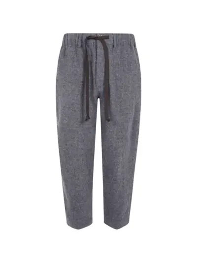 Uma Wang drawstring wide-leg trousers - Grey