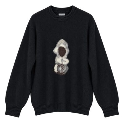 Ziggy Chen Cashmere sweater with an abstract print