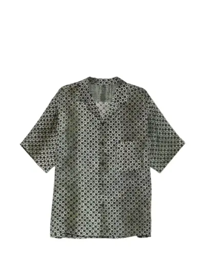 Ziggy Chen printed shirt - Grey