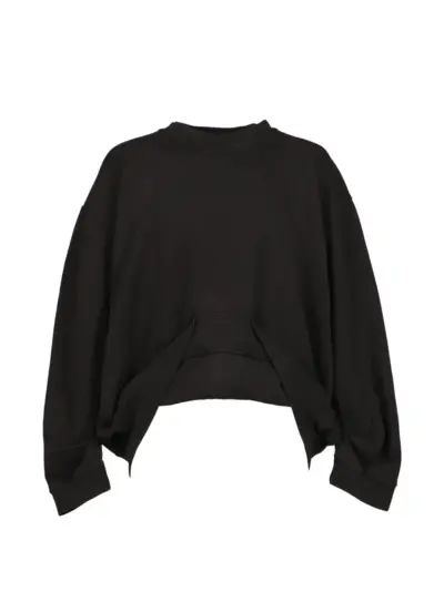 marina yee oversized sweater - Black