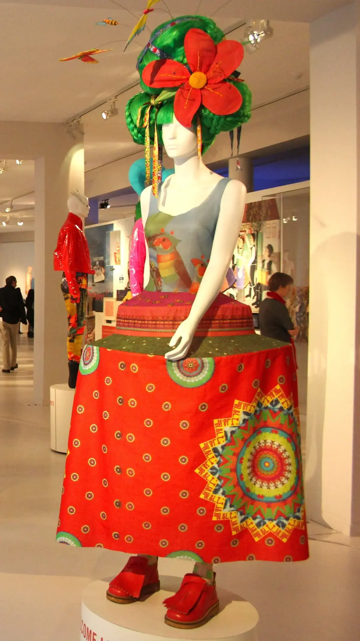 Walter Van Beirendonck Welcome Little Stranger spring summer 1997 avant-garde runway ensemble exhibited at Kunstmuseum The Hague