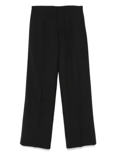 032c wool-blend trousers - Black