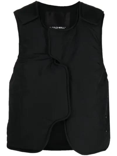 A-COLD-WALL* round-neck gilet - Black