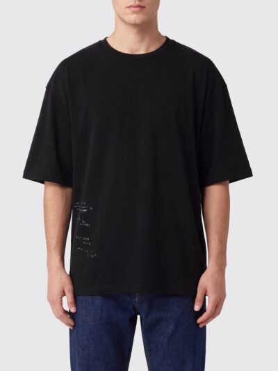 ANN DEMEULEMEESTER Relaxed Fit Cotton T-Shirt with Graphic Print