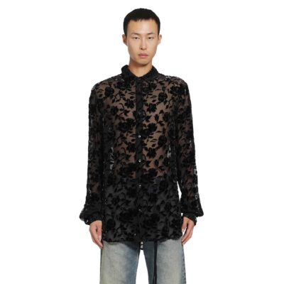 Ann Demeulemeester Andre Roses Dévoré Shirt