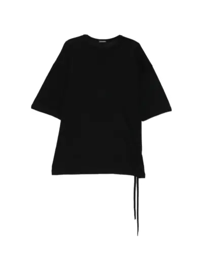 Ann Demeulemeester Dieter High T-shirt - Black