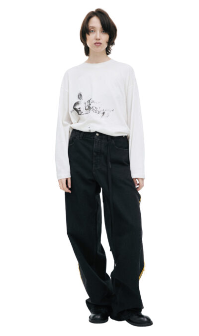 Ann Demeulemeester Loose-fitting jeans with stripes