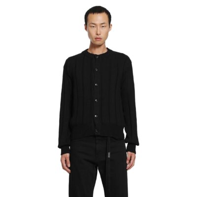 Ann Demeulemeester Natel Brushed Rib Cardigan