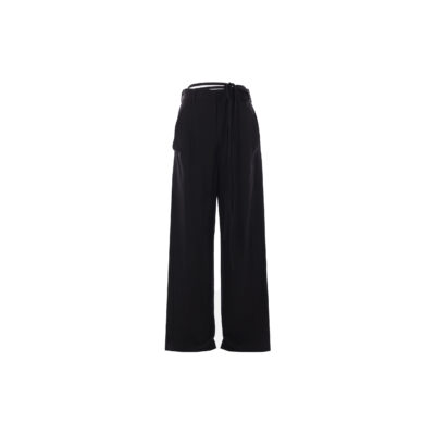 Ann Demeulemeester Trousers with a drawstring waist