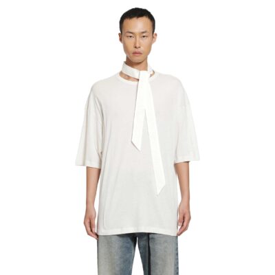 Ann Demeulemeester ''We Were'' T-Shirt with Detachable Collar