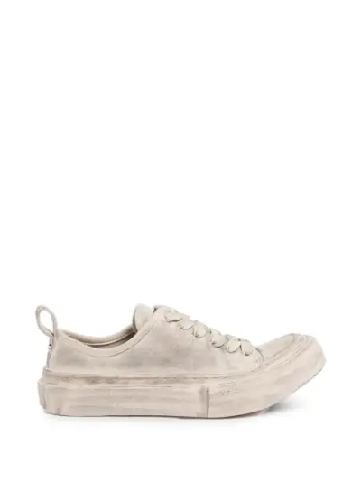 Ann Demeulemeester distressed-finish sneakers - White