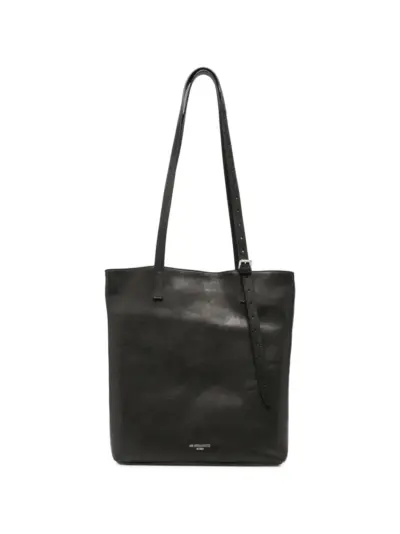 Ann Demeulemeester leather tote bag - Black