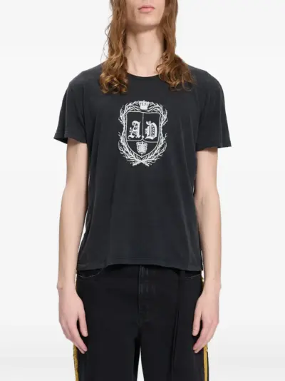 Ann Demeulemeester logo-print T-shirt - Black