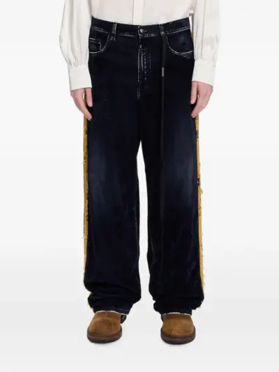 Ann Demeulemeester wide-leg jeans - Blue